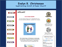 Tablet Screenshot of evelynchristensen.com